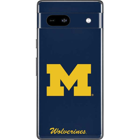 University of Michigan M Logo Bold Google Pixel 7a Skin